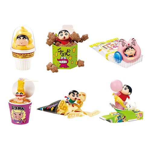 クレヨンしんちゃん フィギュア 18個 新品未開封 クレヨンしんちゃん ゴロっと満足フィギュア～おつやパーティーだゾ
